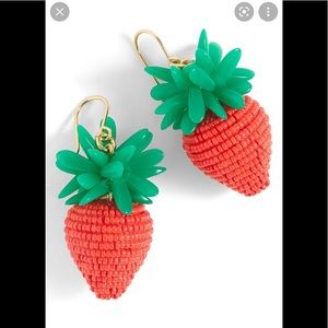 J. Crew Strawberry earrings